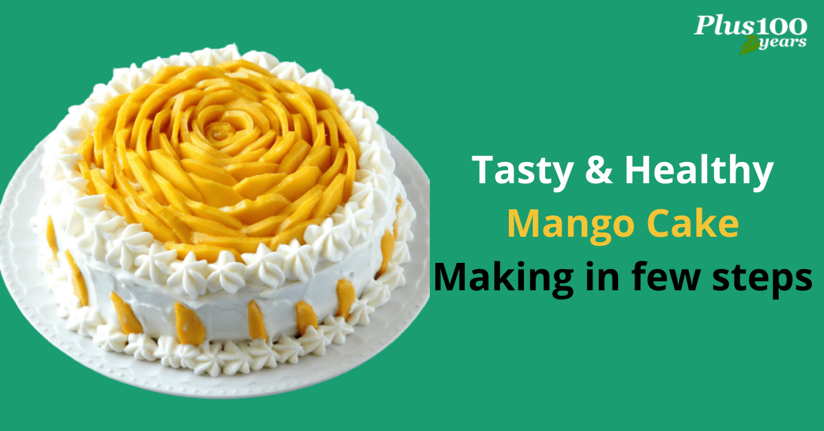 How to make a healthy mango cake at home