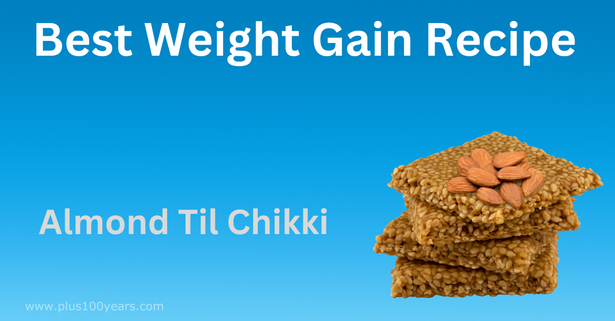 Tasty and Healthy Almond Til Chikki Best Weight Gain Recipe